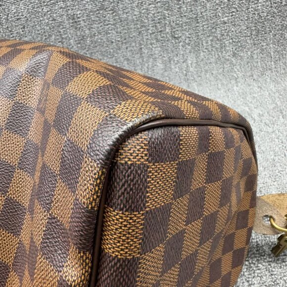 Louis Vuitton Speedy 30 Damier Ebene Canvas Tote 835-040625 - Picture 11 of 14